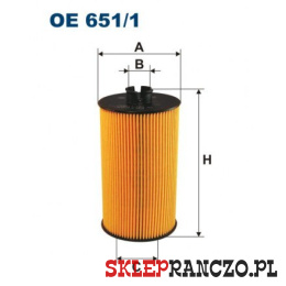 FILTR OLEJU OE 651/1 FILTRON