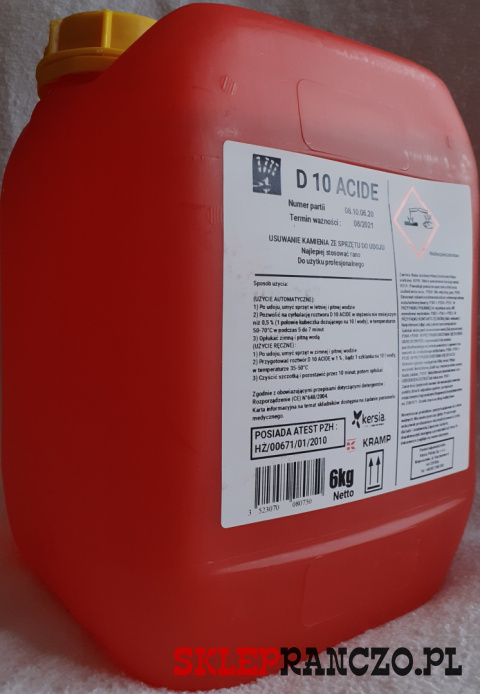 Kwaśny środek D 10 ACIDE 5kg