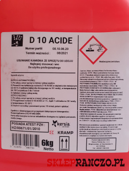 Kwaśny środek D 10 ACIDE 5kg