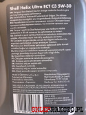 olej shell FULLY SYNTHETIC  5W30 ECT C3 dexos 2 sklepranczo.pl