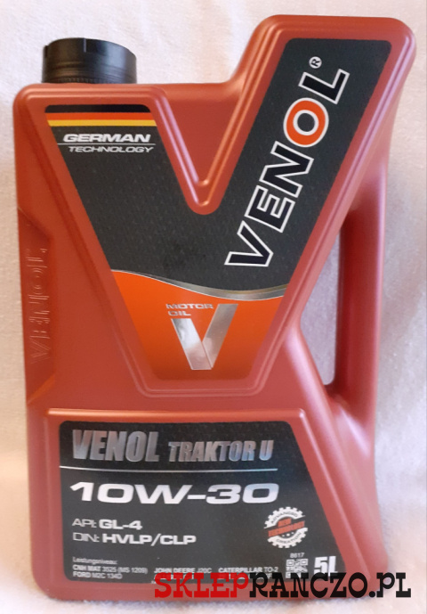 olej hydrauliczno-przekładniowy utto 10w-30 sklepranczo.pl