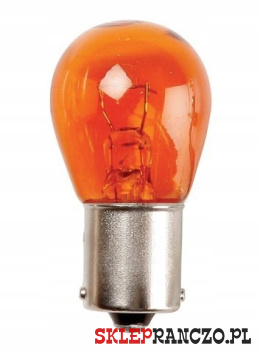 ŻARÓWKA 12V 21W PY21W POMARAŃCZOWA RB581