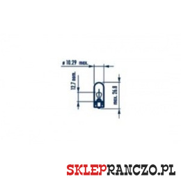 ŻARÓWKA 12V 5W WY5W POMARAŃCZOWA RB501A