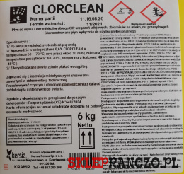 Zasadowy środek CLORCLEAN 6kg