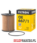 WKŁAD FILTRA OLEJU OE 667/1 FILTRON sklepranczo.pl