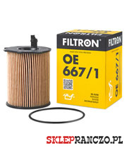 WKŁAD FILTRA OLEJU OE 667/1 FILTRON sklepranczo.pl