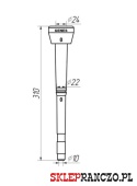 Gumy strzykowe silikonowe adapt. Alfa Laval 960016, Agromilk-Czechy, Ø 10 mm