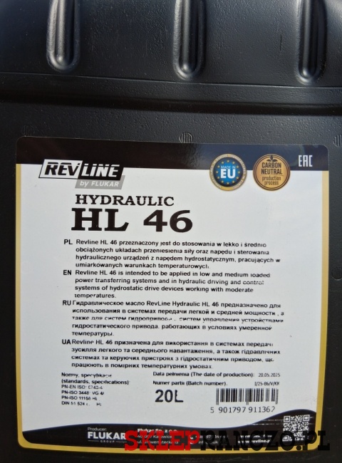 olej hydrauliczny hl 46 sklepranczo.pl