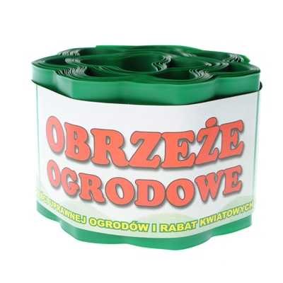 Obrzeże ogrodowe trawnikowe Zielone 10 cm x 9m